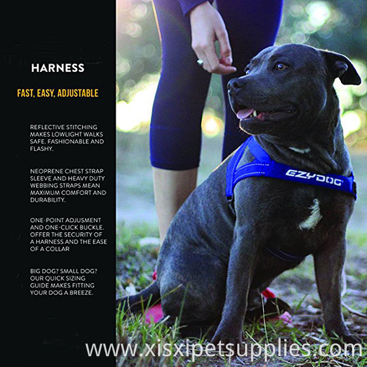 Quick Fit Custom Logo Neoprene and Nylon Dog Harness